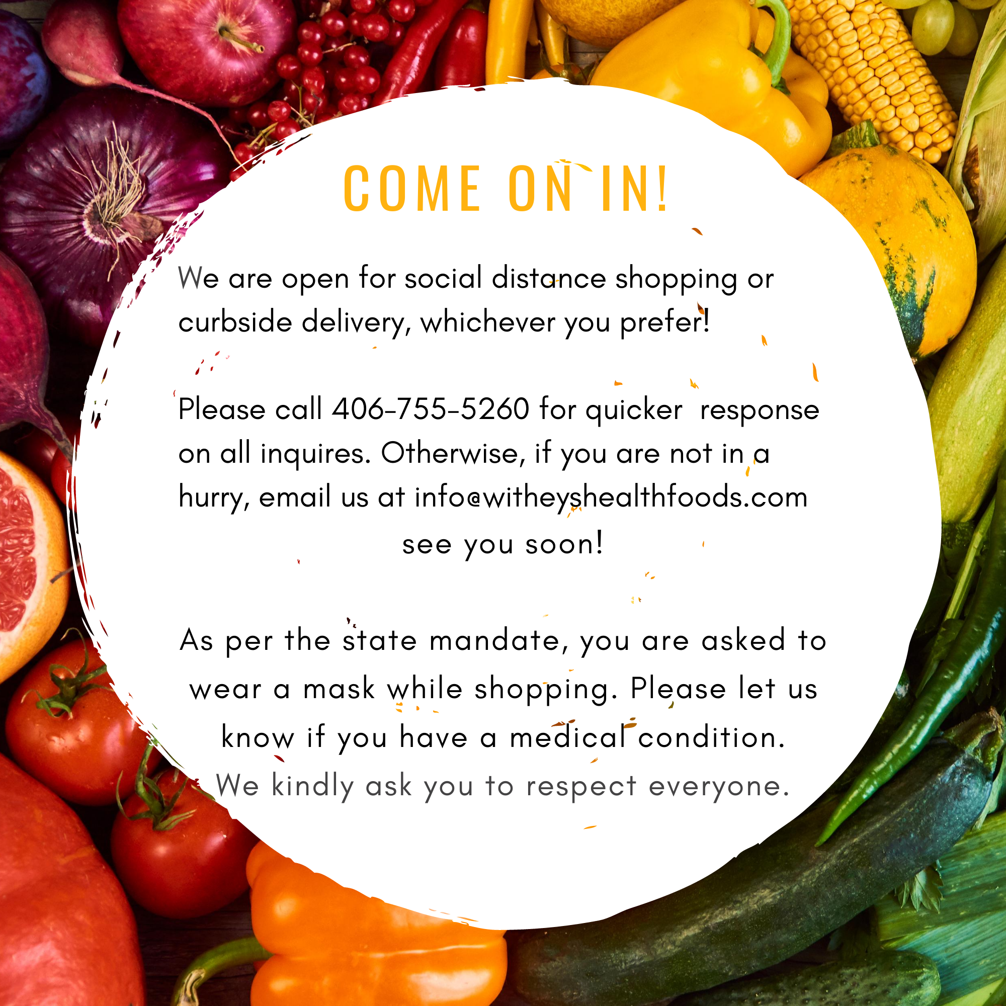 Kalispell Organic Food, Supplements & Grocer Withey's Health Foods > Home